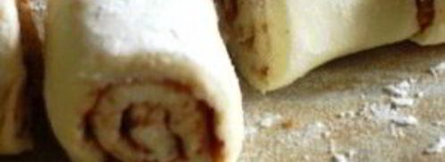 слоеное творожное тесто. Шаг 3