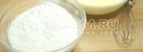 тесто для блинов на молоке. Шаг 3