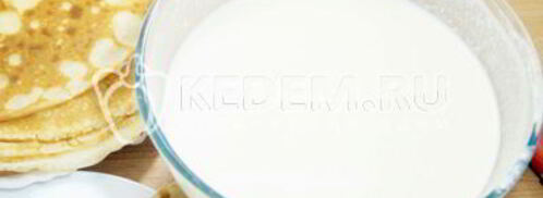 тесто для блинов на молоке. Шаг 5