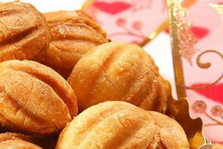 Рецепт теста для песочных орешков со сгущенкой