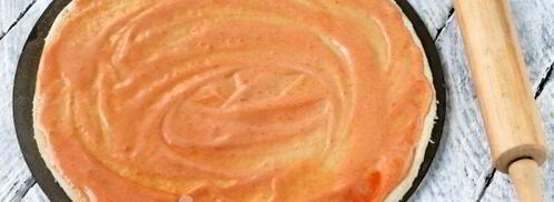 тесто для пиццы без дрожжей на молоке. Шаг 7