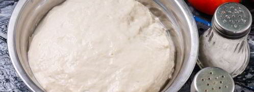 тесто для пиццы без дрожжей на воде. Шаг 6