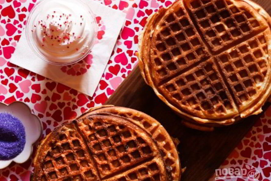Рецепт теста для вафельницы электрической