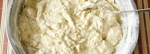 тесто на кефире для пирога. Шаг 6