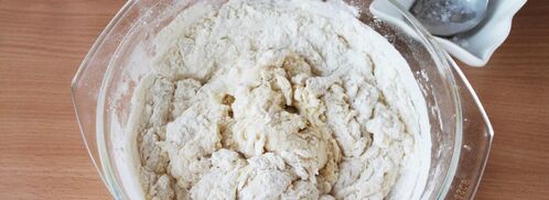 тесто с крахмалом. Шаг 6