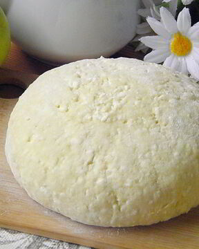 Творожное тесто для пирога с яблоками