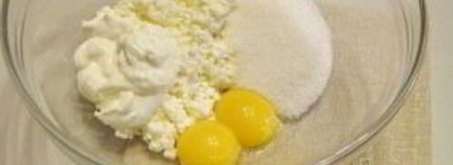 творожное тесто для пирога с яблоками. Шаг 2