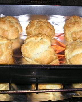 Заварное тесто с творогом