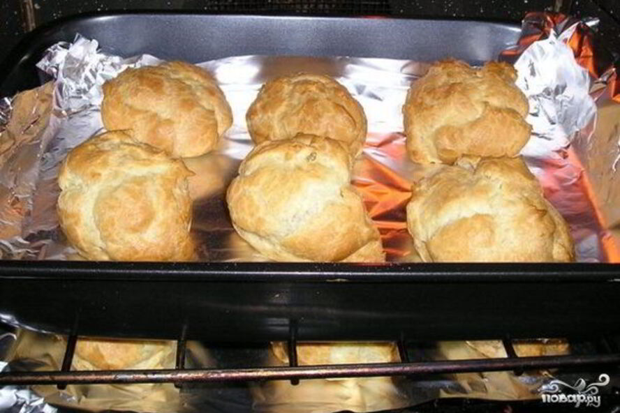 Рецепт заварного теста с творогом