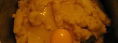 заварное тесто с творогом. Шаг 3