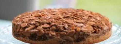 бисквит с кофе и миндалем. Шаг 7