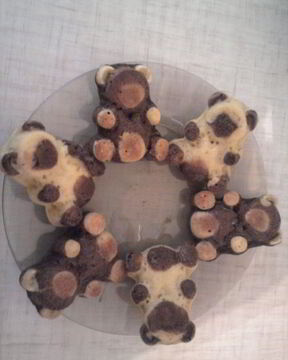 Бисквитные мишки Барни