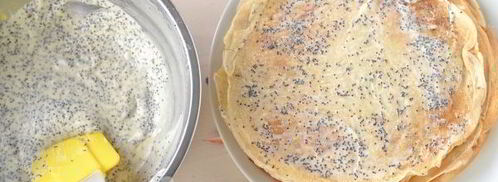 блинный торт со сгущенкой. Шаг 11