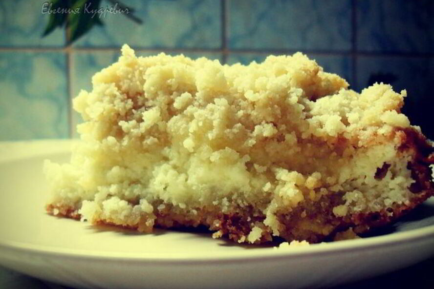 Рецепт быстрого песочно-творожный торт
