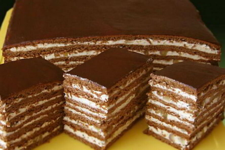 Рецепт домашнего торта спартака с заварныма кремома