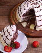 Клубничный панчо