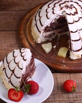 Клубничный панчо