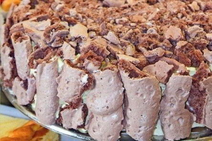 Рецепт кофейного торта мокко-крем с безе