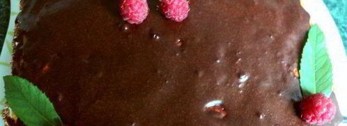 медовик с малиной. Шаг 10