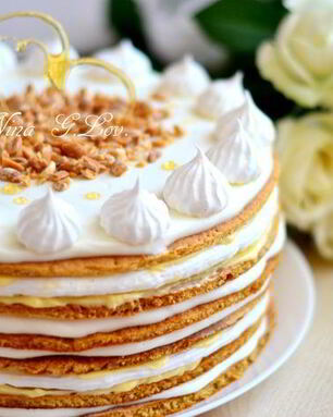 Медовый торт Полет шмеля