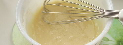 мини-торт из черемуховых оладий с брусничным курдом. Шаг 3