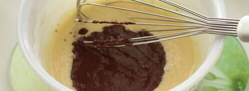 мини-торт из черемуховых оладий с брусничным курдом. Шаг 4