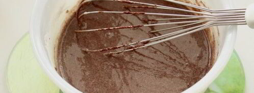 мини-торт из черемуховых оладий с брусничным курдом. Шаг 5