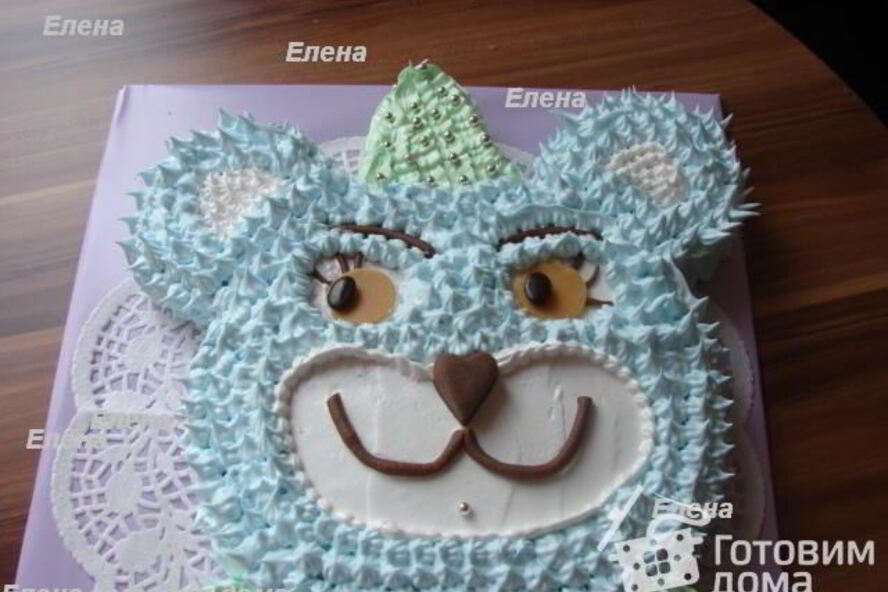 Рецепт орехового бисквитного торта мишка