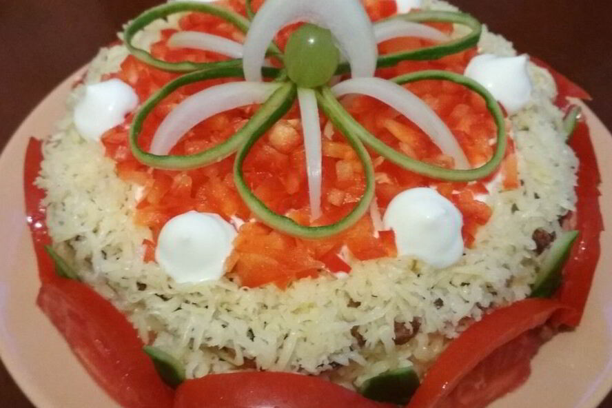 Рецепт овощного торта