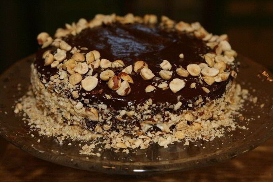 Рецепт шоколадного новогоднего торта из пьемонта