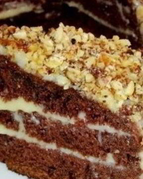 Шоколадный торт на кефире Фантастика