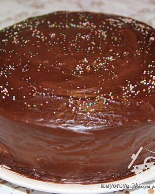 Шоколадный торт Эскимо с бананом