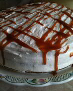 Сливочно-карамельный торт