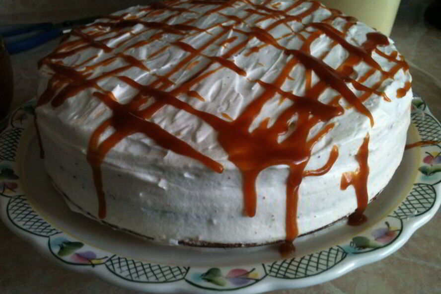 Рецепт сливочно-карамельного торт
