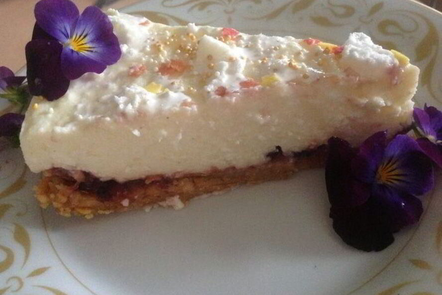 Рецепт торта белоснежные ванильные хлопья с брусникой