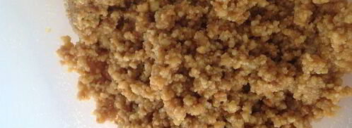 торт белоснежные ванильные хлопья с брусникой. Шаг 2