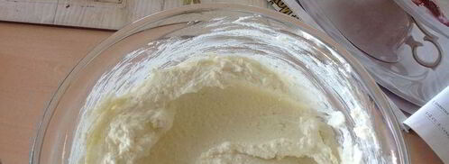 торт белоснежные ванильные хлопья с брусникой. Шаг 5