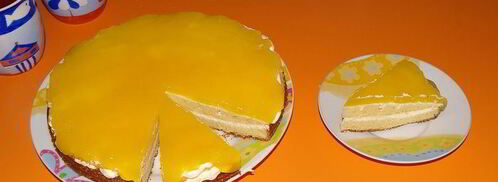 торт блондинистый апельсин. Шаг 8