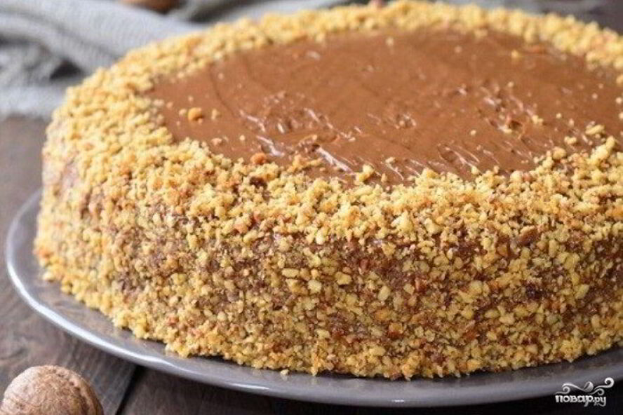 Рецепт торта из коржей со сгущенкой