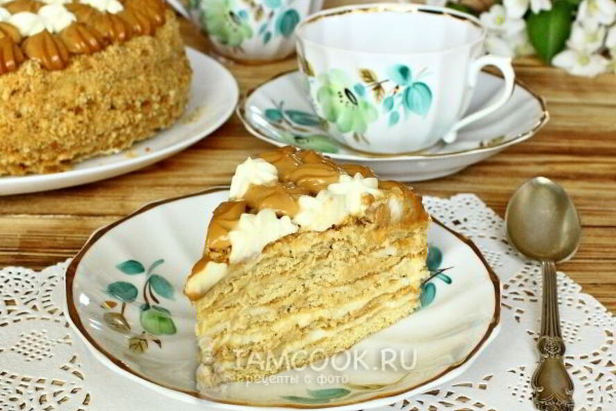 Рецепт торта медовик без яиц