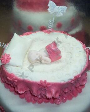 Торт Младенец из мастики