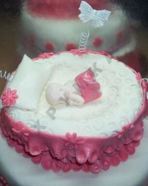 Торт Младенец из мастики