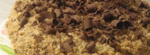 торт орехово-кофейный. Шаг 3