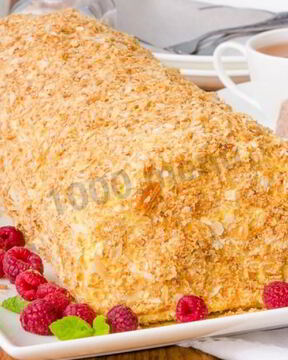 Торт Полено слоеное