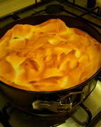 Творожный торт со взбитыми белками