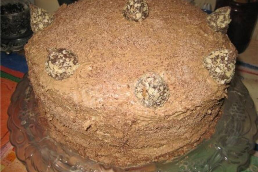 Рецепт вкусного и простой торт с крахмала