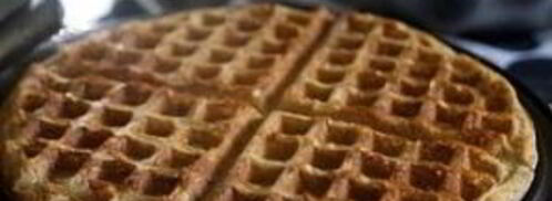 бельгийские вафли с черничным соусом. Шаг 5