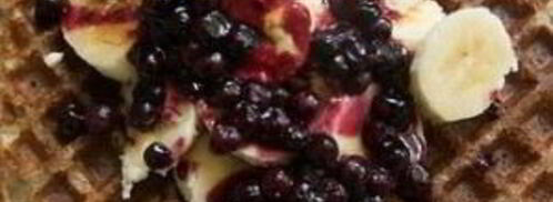 бельгийские вафли с черничным соусом. Шаг 7