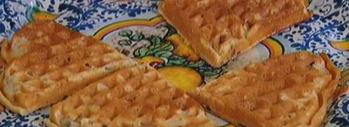 бельгийские вафли с диким рисом. Шаг 8