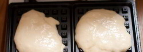 быстрые дрожжевые вафли. Шаг 5